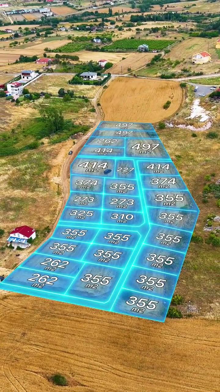 Kırklareli · Karakoç — 7 parsel, TOKİ ve mesafe çizimleri