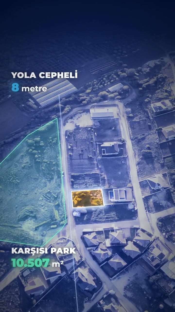 Bursa · Mudanya Hasköy — 8 m yol cephesi, 0,30 imar, karşısı park
